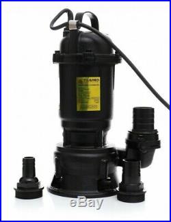 Cesspool Sewage Dirty Water Deep Well Septic Sump Pump + Grinder 2850W 25000L/h