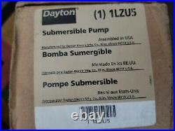 DAYTON Submersible Deep Well pump 2 Wire 10GPM 1/2HP 230V 6 stage 1LZU5