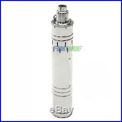 DC24V Solar Screw Deep Well Submersible Pump 216W, Stainless Steel, 1099.85GPH Max