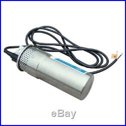 DC 24V Solar Deep Well Stainless\S Submersible Water Pump Corrosion Resistance