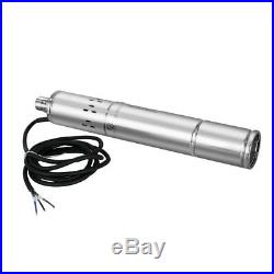 DC 36V Brushless Solar Deep Well Submersible Pump 3 Inch 400W Screw Water Pump