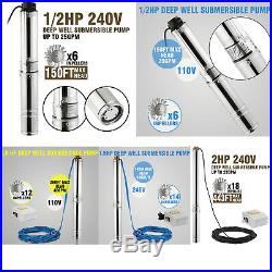 Deep Well Pump Borehole Water Flow Control Automatic Switch Submersible Garden