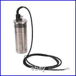 Deep Well Pump Stainless Steel Body Submersible Deep Well Pump 3.2GPM For