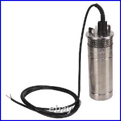 Deep Well Submersible Pump 3.2GPM Farm Deep Well Pump Stainless Steel Body Low