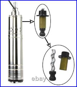 Deep Well Submersible Pump Water Stainless Steel 1080 l/h 50m head