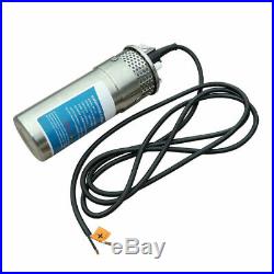 Deep Well Submersible Steel Bore Pump 24V 70M +2100W Solar Panel+20A Controller