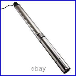 Deep Well Submersible Utility pump 6300L/H 1100W Stainless Steel 3.5inch