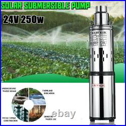 Farm Solar Photovaltaic Powered Water Pump Ranch Submersible Bore Hole Deep Well