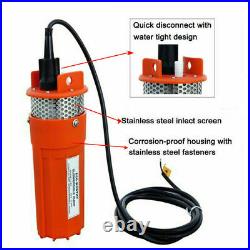 Generation 200W 12V Solar Panels & DC Deep Well Submersible Water Pump System