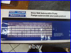 Home Plumber 654984 Deep Well Submersible Pump 3130-034