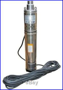 IBO 3.5 SCR Borehole Deep Well Submersible Water Pump LONG LIFE + CABLE 24m