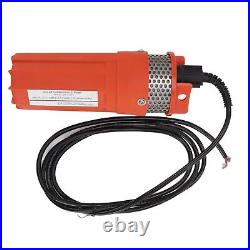 (Orange) Submersible Pump Deep Well Water Pump 230ft Lift Corrosion
