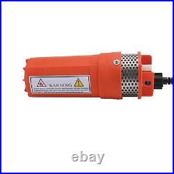 (Orange) Submersible Pump Deep Well Water Pump 230ft Lift Corrosion