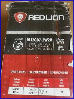 Red Lion 14942403 RL12G07-2W2V 3/4 HP 4 Submersible Deep Well Pump