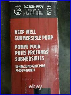 Redlion Deep Water Submersible Pump RL22G10-3W2V BOX SLIGHTLY DAMAGED SEE DESCRI