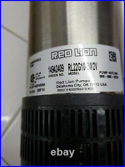 Redlion Deep Water Submersible Pump RL22G10-3W2V BOX SLIGHTLY DAMAGED SEE DESCRI