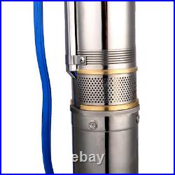 SHYLIYU Deep Well Submersible Pump Borehole Water Pump for Groundwater 0.75Hp