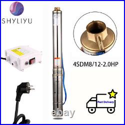 SHYLIYU Submersible Pump Deep Well Pump for Farmland and Mountainous 4 2 HP