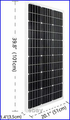 Solar Deep Well Pump Kit, 24V Water Pump+200W Mono Solar Panel for Irrigation