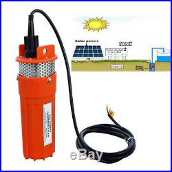 Solar Panel &12V DC Deep Well Submersible Water Pump Kits & 10m Extention Cables