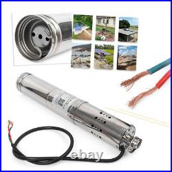 Solar Powered Water Pump Submersible Deep Well Stainless Industry Tool Kit