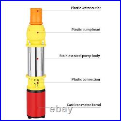 Submersible Deep Well Pump Anti Corrosive Deep Well Pump DC48V For Garden