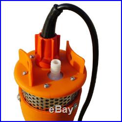 Submersible Deep Well Water Pump Solar Battery for Pond Garden Watering DC 24V