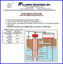 Submersible Pump, Deep Well, 4, 1/2HP, 110V, 25 GPM, 150 feet, all S. S