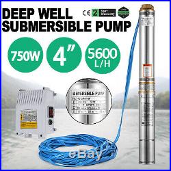 VEVOR 44SDM4-10 Borehole Deep Well Submersible Water Pump LONG LIVE + CABLE